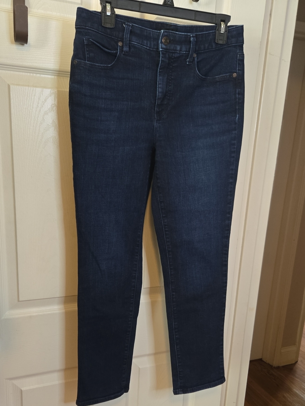 Talbots Dark Indigo Cropped Stretch Jeans